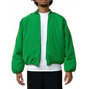 NEW EPTM cropped bubble bomber jacket in green